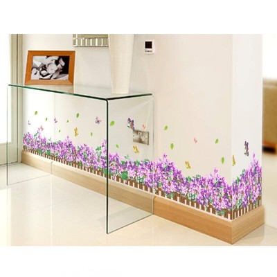 Sticker Frise Fleurie Papillons – Image 3