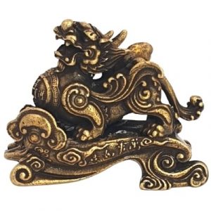 Statue Pi Yao Protecteur Yang cuivre