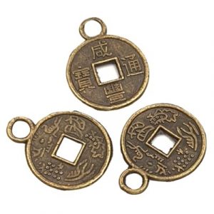 3 Pièces de Monnaie Médaillons cuivre