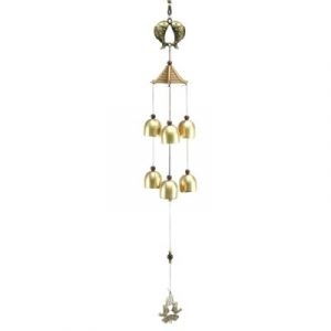 Carillon Doubles Poissons Carpes 6 Clochettes