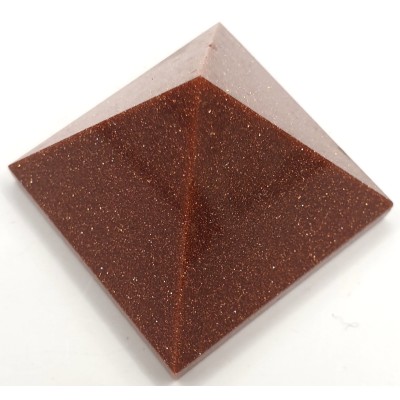 Pyramide en Pierre de sable marron 30mm – Image 3