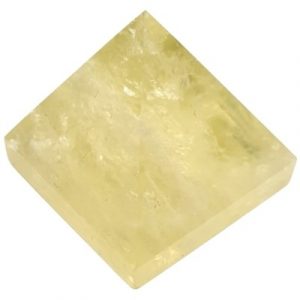 Pyramide en Topaze jaune 30mm