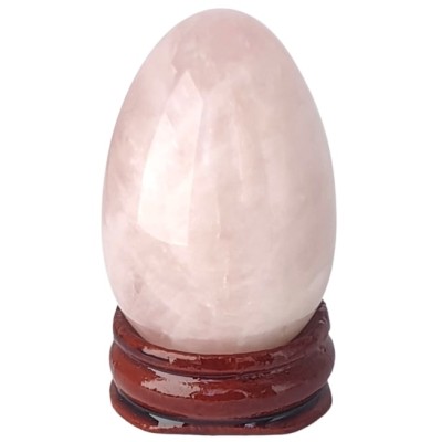 Oeuf en Quartz rose 45mm – Image 3