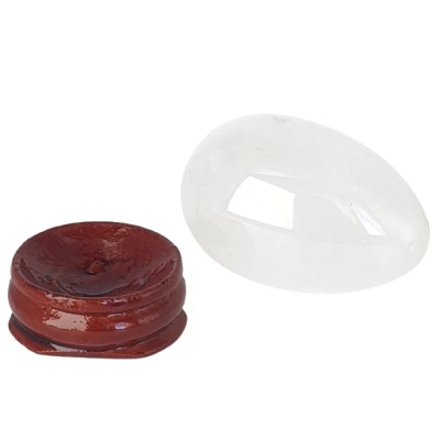 Oeuf en Cristal de Roche 45mm – Image 2