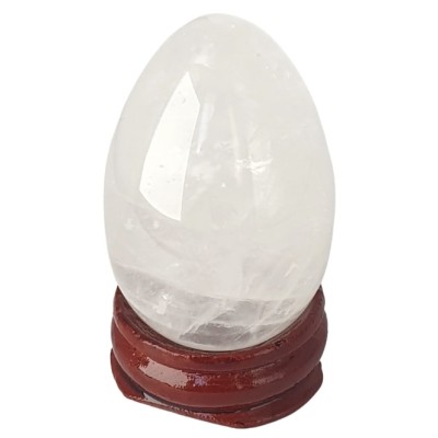 Oeuf en Cristal de Roche 45mm – Image 3