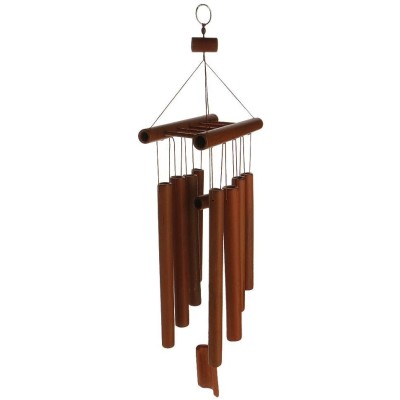 Carillon Bambou Brun fonçé 8 Branches – Image 3