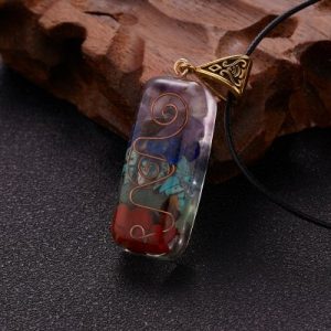Collier Orgonite Chakras Energie