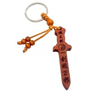 Porte Clés Epée Calligraphies Yin Yang