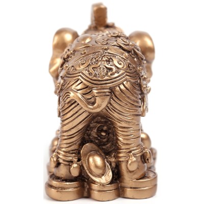 Statue Eléphant aux Lingots bronze – Image 2