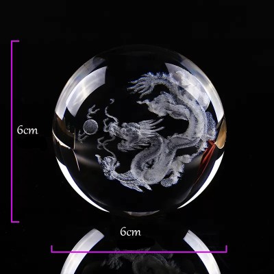 Boule de Cristal Dragon 60mm – Image 2