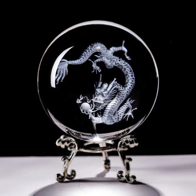 Boule de Cristal Dragon 60mm – Image 3
