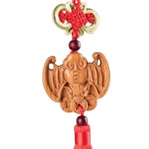 Suspension Chauve Souris Protectrice rouge