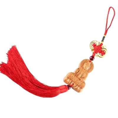 Suspension Bouddha de la Méditation rouge – Image 2
