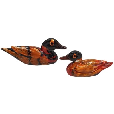 Statues Couple de Canards Mandarins 65mm – Image 2