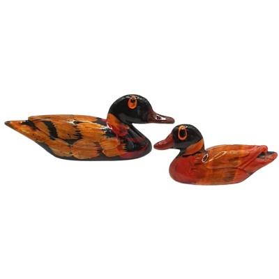 Statues Couple de Canards Mandarins 80mm – Image 2