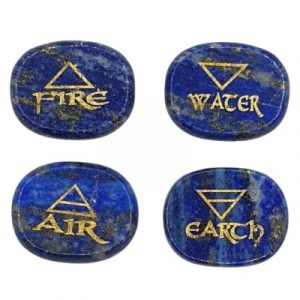 Pierres Reiki 4 Eléments en Lapis Lazuli