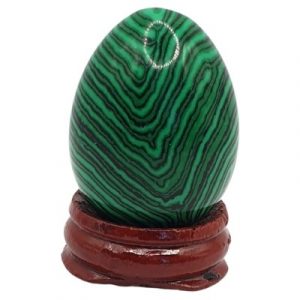 Oeuf en Malachite 40mm