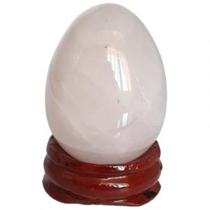 Oeuf en Quartz Rose 40mm