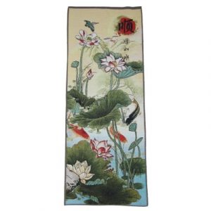 Tangka Tapisserie Poissons Carpes Koi