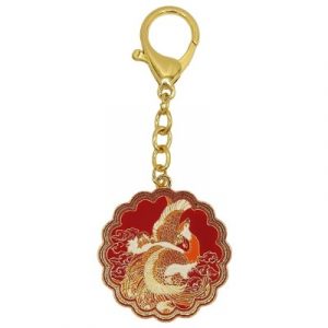 Porte Clés Talisman Phénix Lumineux