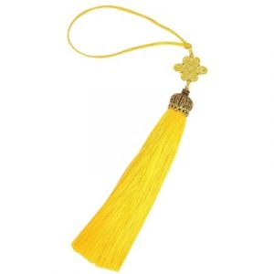 Suspension Noeud Mystique jaune Feu