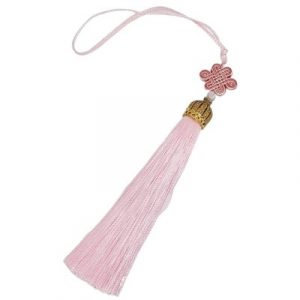 Suspension Noeud Mystique rose Feu