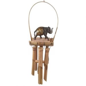 Carillon Bambou Eléphant Royal