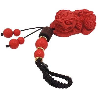 Porte Clés Pi Yao rouge – Image 3