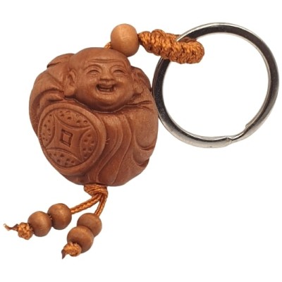 Porte Clés Bouddha Chanceux à la Chauve Souris – Image 2