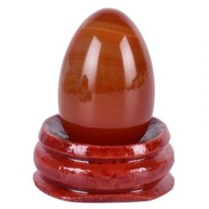 Oeuf en Agate rouge 30mm