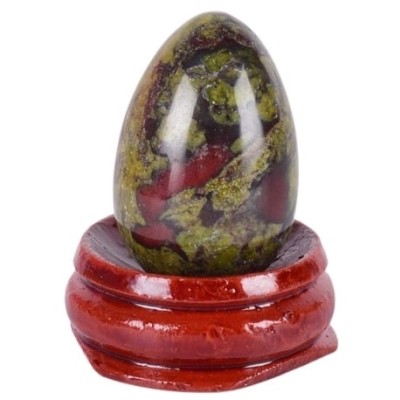 Oeuf en Jaspe Dragon de Sang 30mm