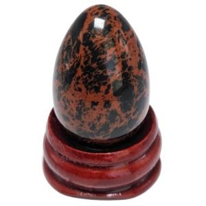 Oeuf en Obsidienne Acajou 30mm