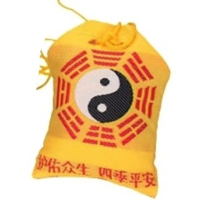 Sac de Bénédictions Yin Yang jaune – Image 2