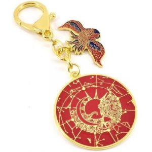Porte Clés Talisman Phénix Lunaire