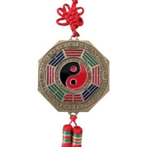 Suspension Miroir Plat Bagua Zodiaque