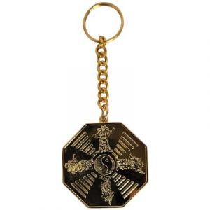 Porte Clés Amulette Protection Quatre Rois Célestes