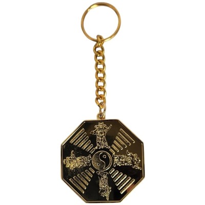Porte Clés Amulette Protection Quatre Rois Célestes