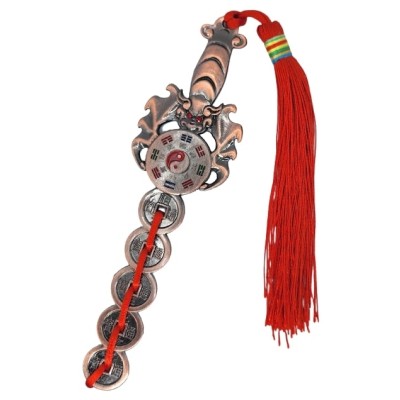 Talisman Epée de Pièces bronze 4 Animaux Célestes – Image 2