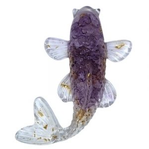 Figurine Poisson Carpe en Améthyste