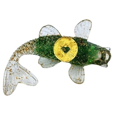 Figurine Poisson Carpe vert – Image 3