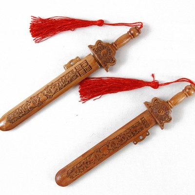 Suspension Epée des 7 Etoiles Wu Lou 18cm – Image 3