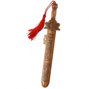 Suspension Epée des 7 Etoiles Wu Lou 18cm