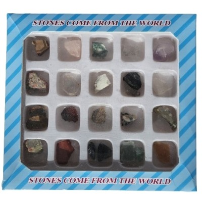 Coffret de 20 Pierres Brutes du Monde – Image 3