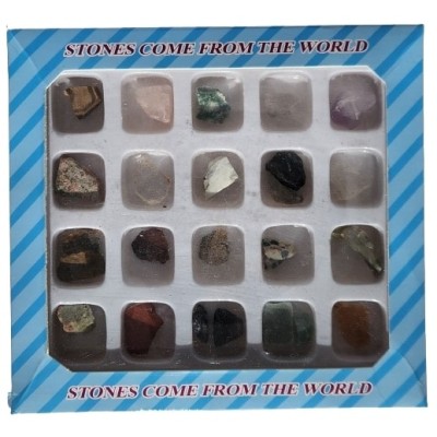Coffret de 20 Pierres Brutes du Monde