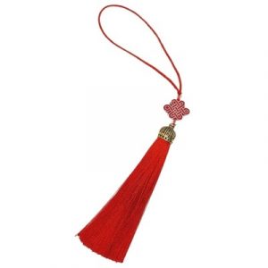 Suspension Noeud Mystique rouge Feu