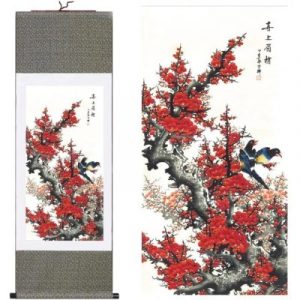 Kakemono Cerisier rouge de la Réussite