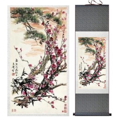 Kakemono Fleurs de Cerisier dans la Bruyère