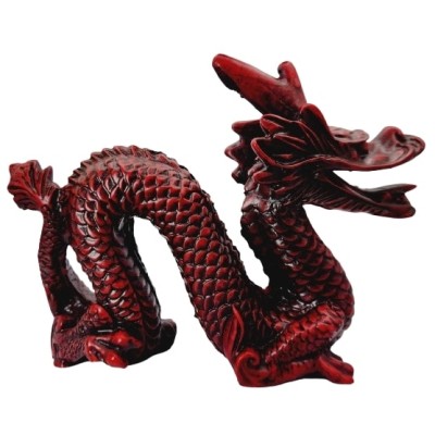 Statue Grand Dragon rouge Protecteur – Image 2