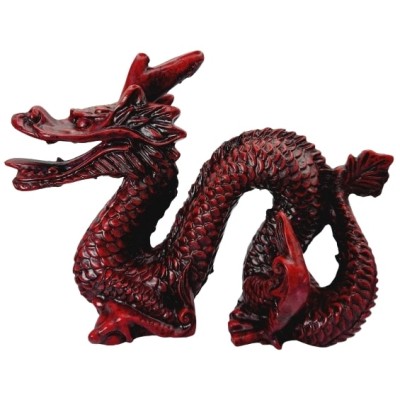 Statue Grand Dragon rouge Protecteur – Image 3