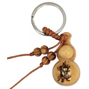 Porte Clés Wu Lou Guan Yu Laqué